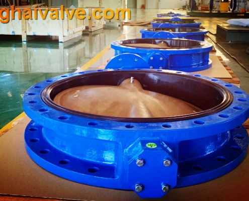 Double flange butterfly valve (16)