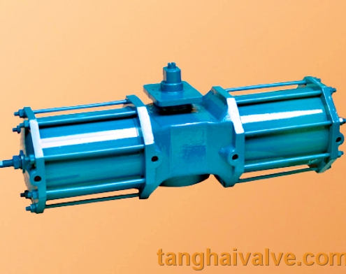 hydraulic actuator for marine valve