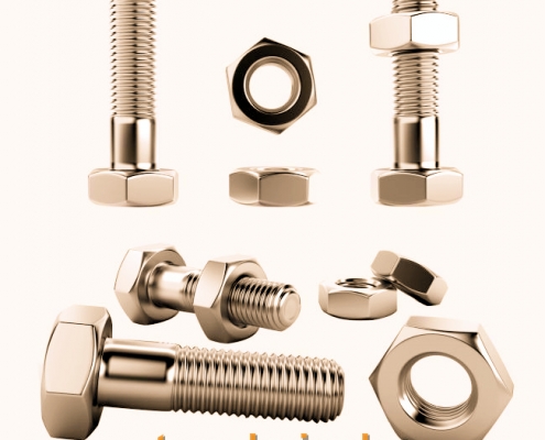 screws and nuts for butterfly valve