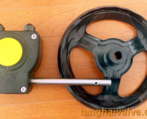 worm gear box and handwheel for butterfly valve