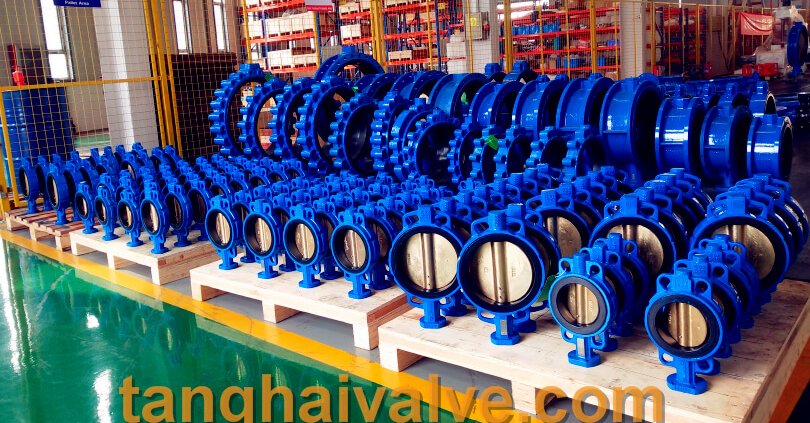 ductile iron, DI, butterfly valve, manufacturer, center line, TH valve