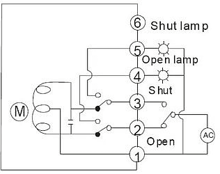 Active switch type, common switch type with source indicator wiring diagram