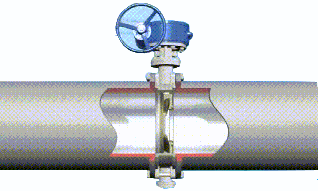 butterfly valve working diagram-3D GIF animated presentation