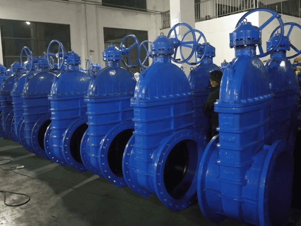 ductile iron soft seal gate valve-non rising stem