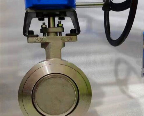 Double eccentric-wafer butterfly valve-D372F-150lbP-stainless steel (1)