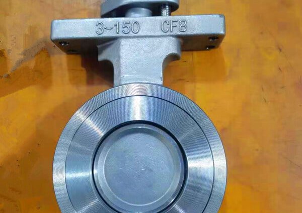 Double eccentric-wafer butterfly valve-D72F-150lbP-stainless steel (3)