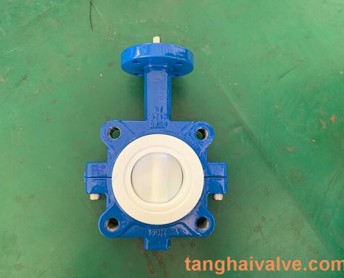 Fluorine lined butterfly valve-PTFE-LUG (2)