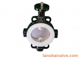 Fluorine lined butterfly valve-PTFE-WAFER (1)