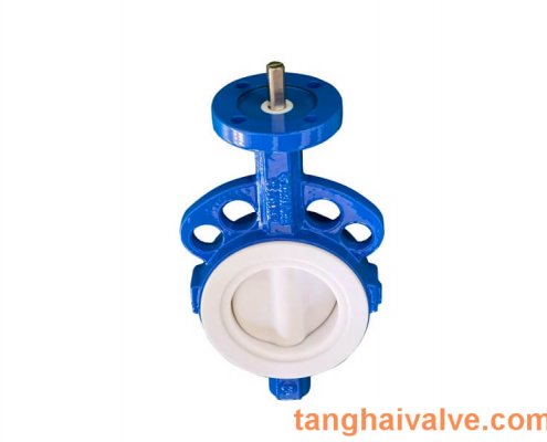 Fluorine lined butterfly valve-PTFE-WAFER (2)