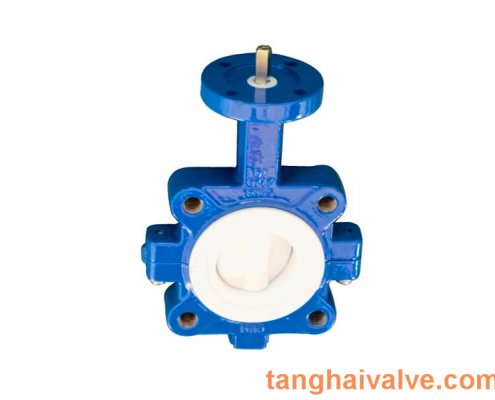 Fluorine lined butterfly valve-PTFE-WAFER (3)