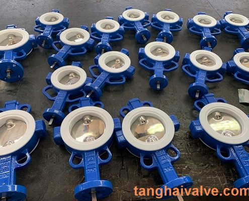 Fluorine lined butterfly valve-PTFE-WAFER (4)