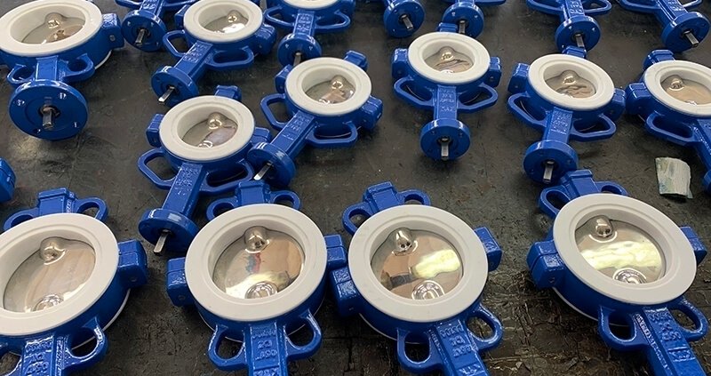 Fluorine lined butterfly valve-PTFE-WAFER (4)