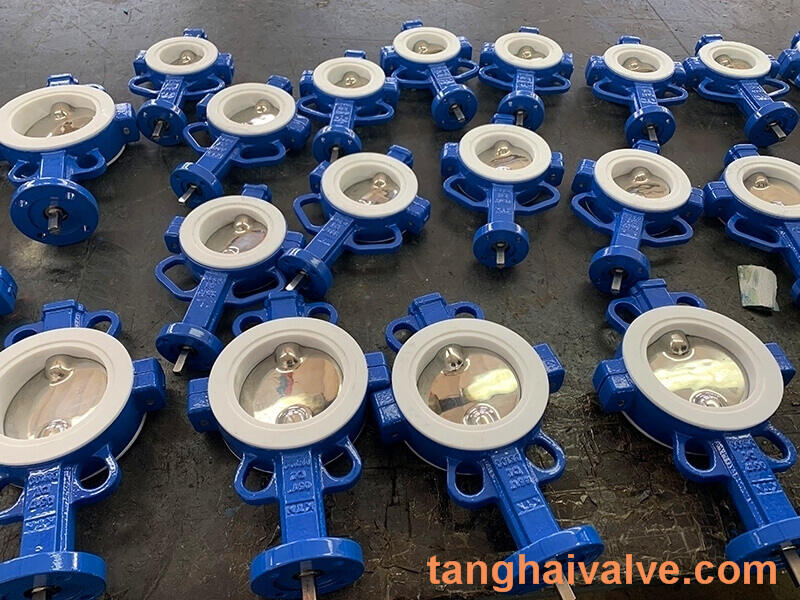 Fluorine lined butterfly valve-PTFE-WAFER (4)