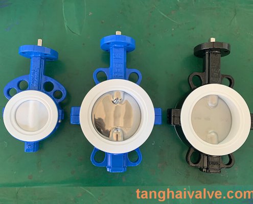 Fluorine lined butterfly valve-PTFE-WAFER (8)