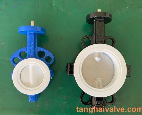 Fluorine lined butterfly valve-PTFE-WAFER (9)