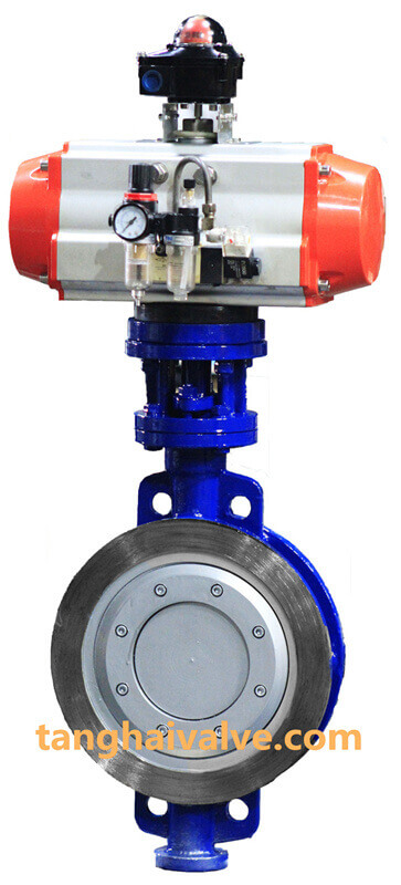 triple eccentric butterfly valve-wafer-lug-double flange-welded (5)