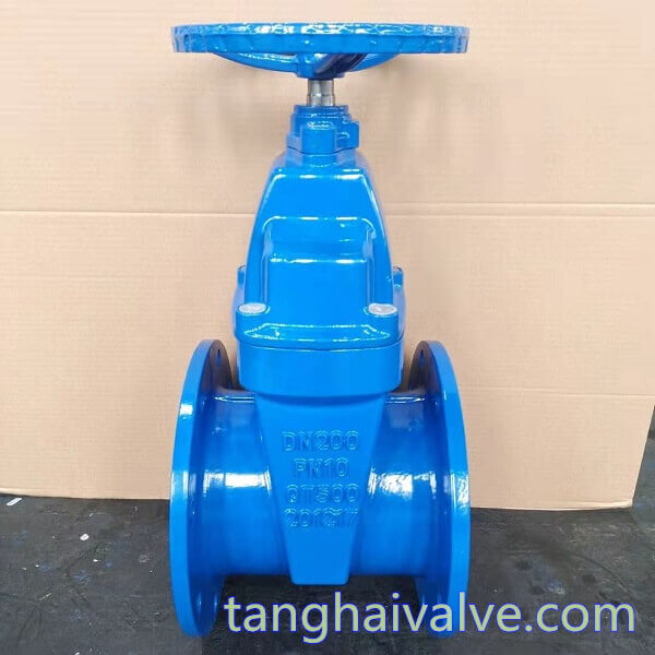 BS5163-BB-NRS-soft seated-wedge gate valve-DN200-PN16-handwheel (1)