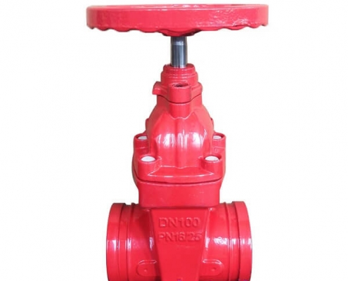 Grooved resilient seated BB NRS wedge gate valve (4)