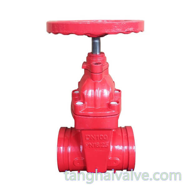 Grooved resilient seated BB NRS wedge gate valve (4)
