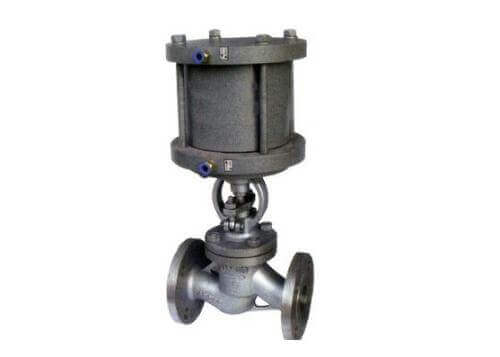 pneumatic globe valve