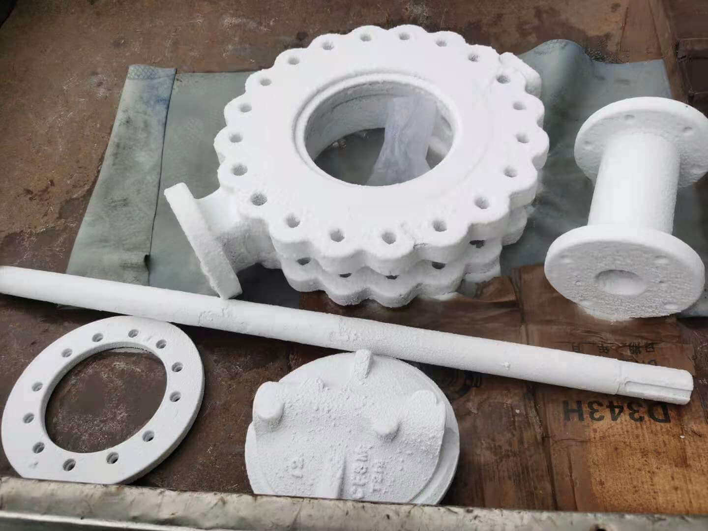 triple offset valve parts-after-cryogenic process